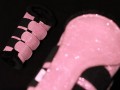 Pearl-Schabracken-Manufaktur-Dressurgamaschen-Springgamaschen-boots-Gamaschen-Glitzer-Streichkappen-Rosa-4