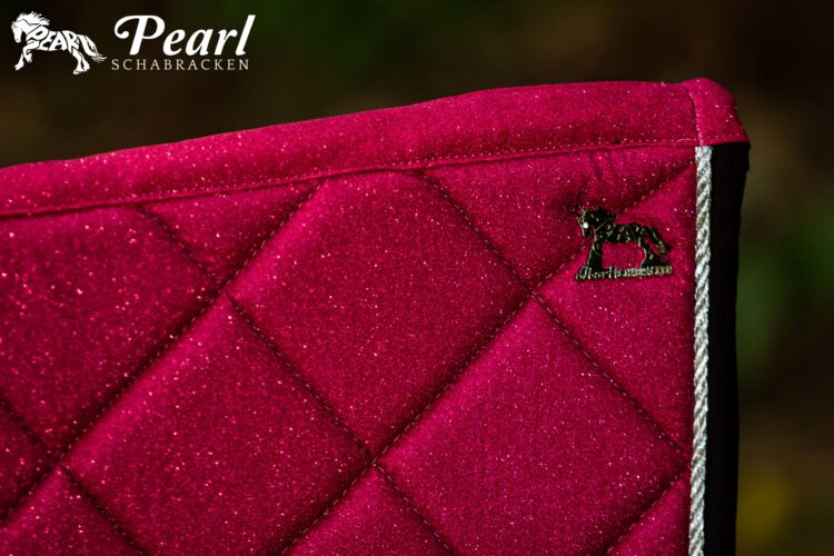 Dressurschabracke Glitzer pink – Bild 6