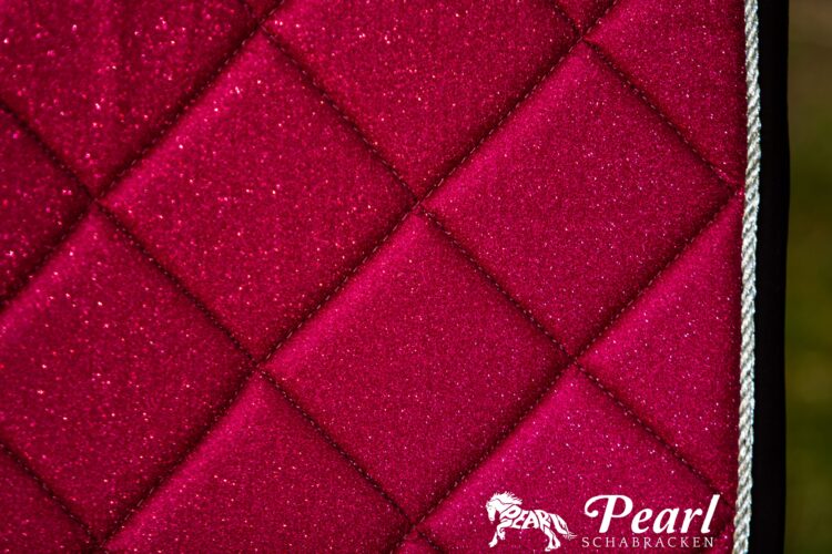 Dressurschabracke Glitzer pink – Bild 5