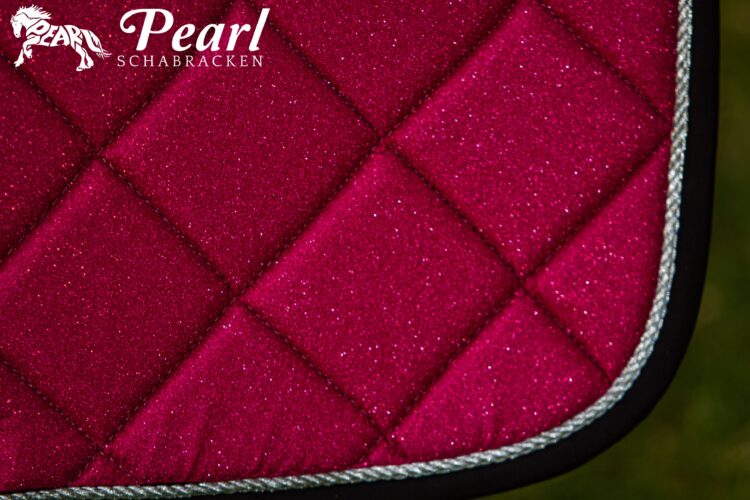 Dressurschabracke Glitzer pink – Bild 4